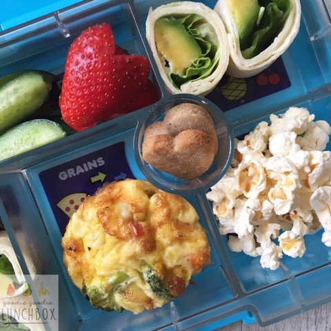 Vegetable Muffin Tin Frittatas - Goodie Goodie Lunchbox