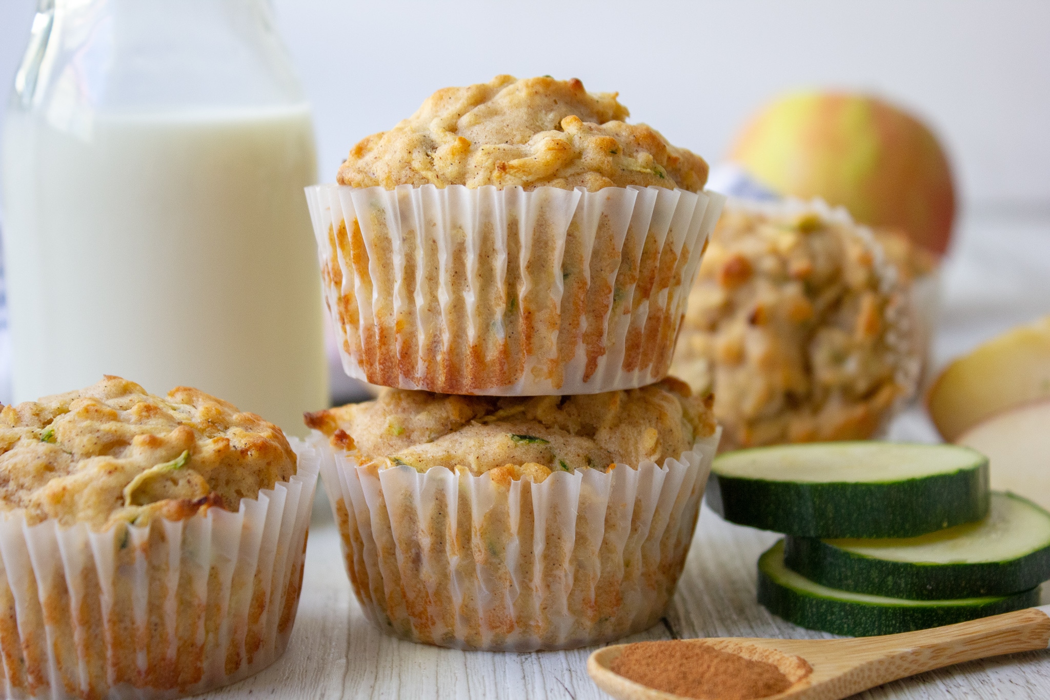 Apple Zucchini Mini Muffin Bento Box