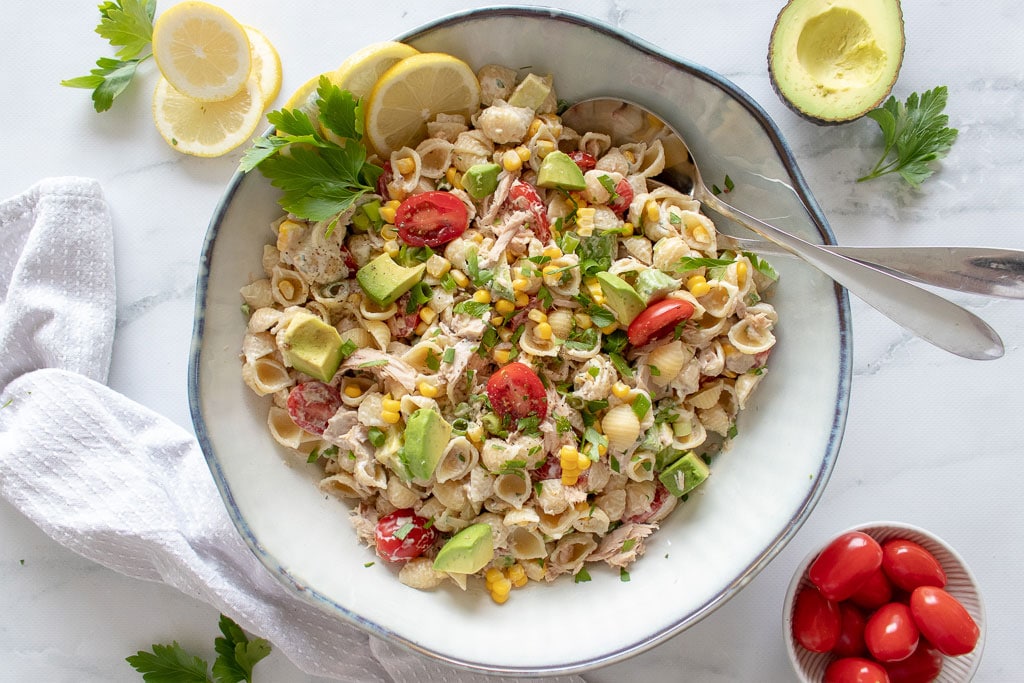 Tuna lunchbox pasta salad - Seafood Experts